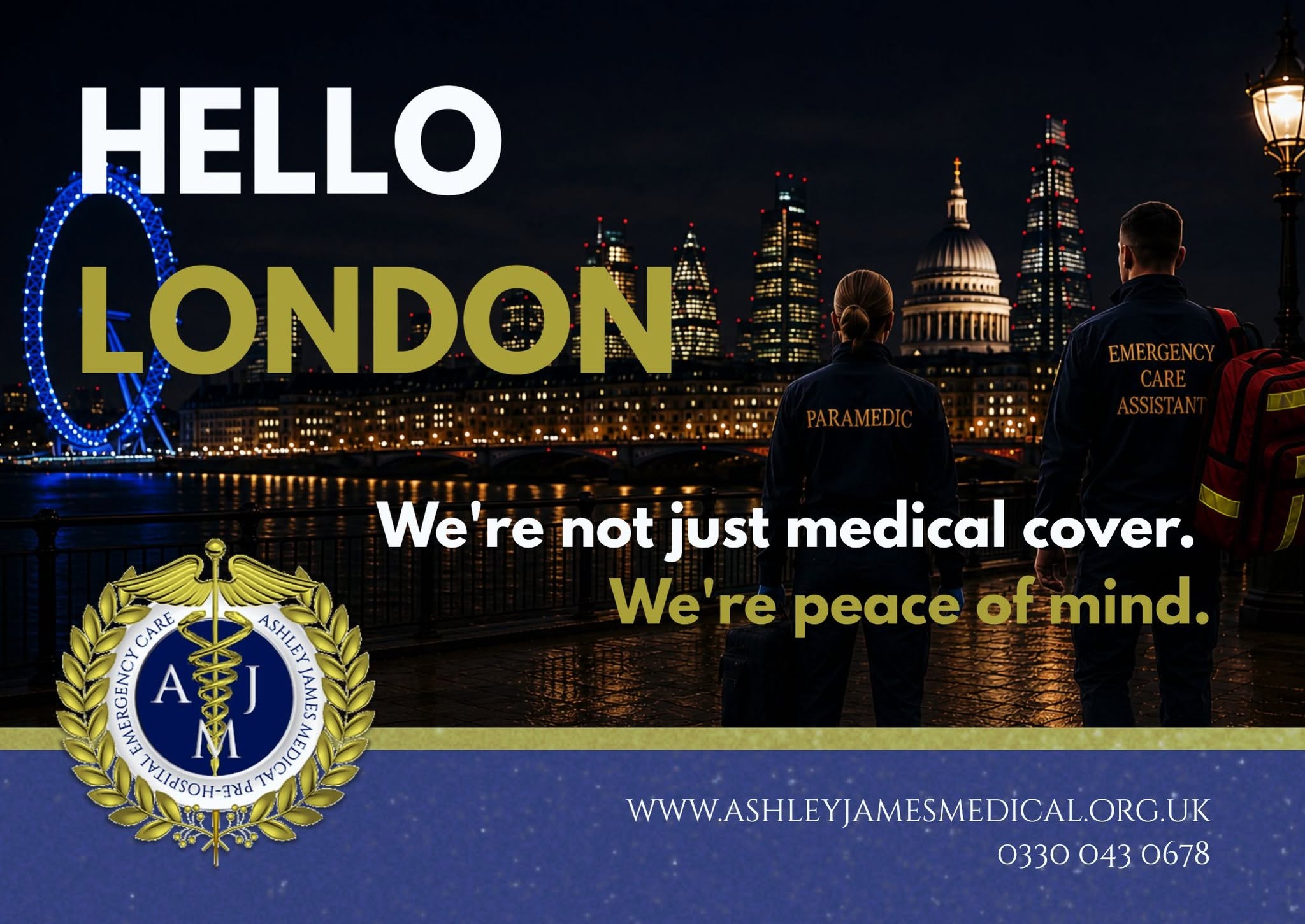 Ashley James Medical Expands London Night-Time Economy Presence with New Medical Contracts